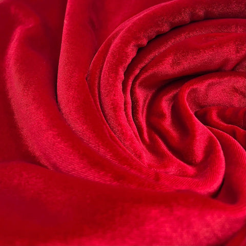 Stretch Korean Velvet Jersey Fabric
