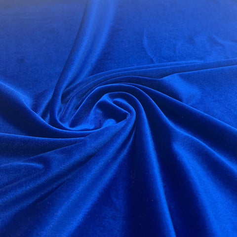 Stretch Korean Velvet Jersey Fabric