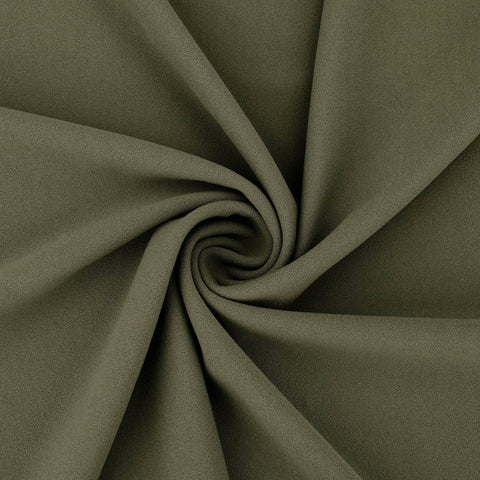 Scuba Crepe Stretch Fabric In Polyester Blend