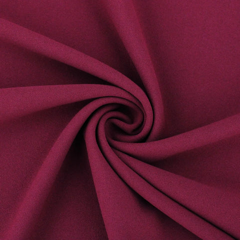 Scuba Crepe Stretch Fabric In Polyester Blend
