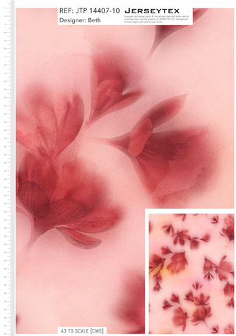 SIDE BY SIDE CHIFFON FLORAL PRINT