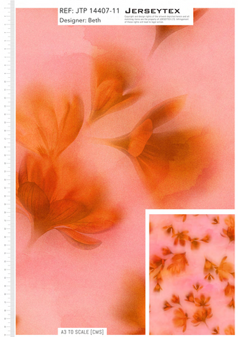 SIDE BY SIDE CHIFFON FLORAL PRINT