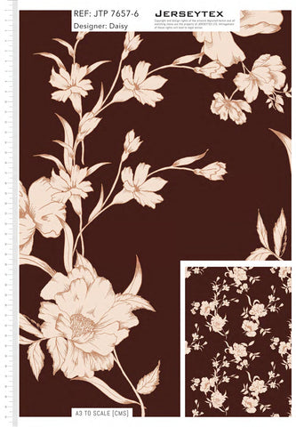 SOFT TOUCH – VINTAGE BOTANICAL FLORAL STYLE - JTP 7657 - 6