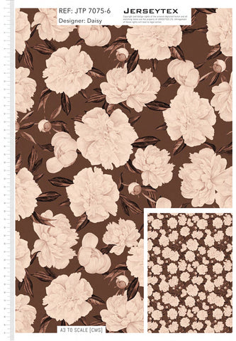 SOFT TOUCH SUMMER FLORAL PRINT FABRIC - JTP 7075 - 6