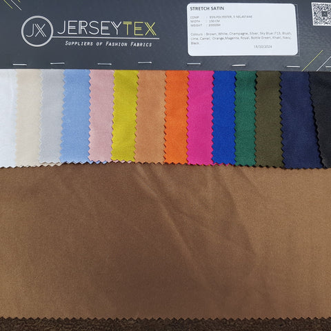 STRETCH SATIN FABRIC