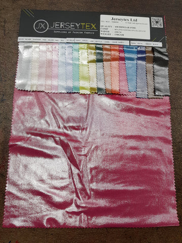 Shiny Swimwear Foil With Stretch Fabric In Polyester Blend