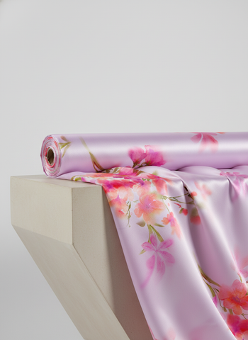 RECYCLED JODIE SATIN FLORAL PRINT