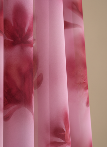 SIDE BY SIDE CHIFFON FLORAL PRINT