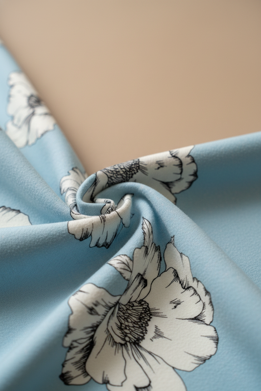 Spun Poly Elastane Floral Fabric – JTQ5000