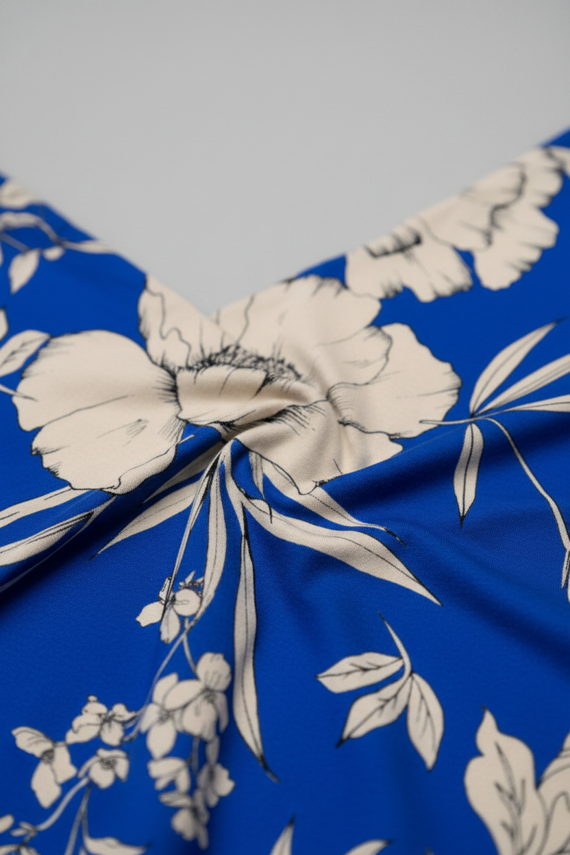 BOGOTA FABRIC WITH ELEGANT LINEAR BOTANICAL STYLE