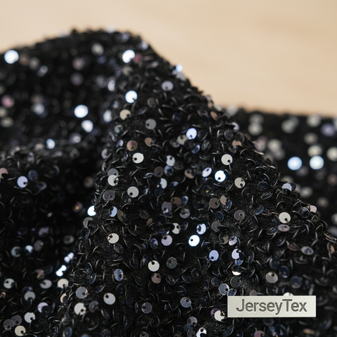 VELVET SEQUIN FABRIC