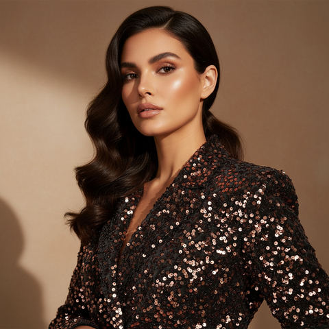 VELVET SEQUIN FABRIC