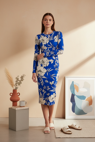 BOGOTA FABRIC WITH ELEGANT LINEAR BOTANICAL STYLE