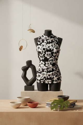 ITY FLORAL FABRIC – LIGHTWEIGHT SUMMER STRETCH KNIT