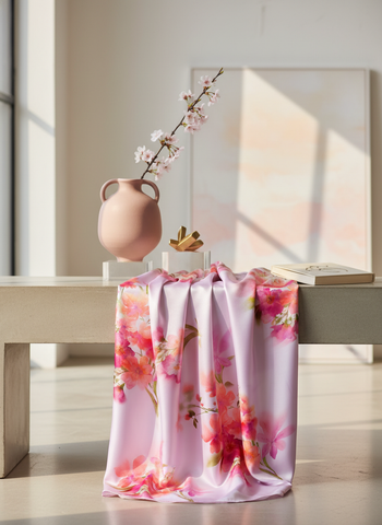 RECYCLED JODIE SATIN FLORAL PRINT