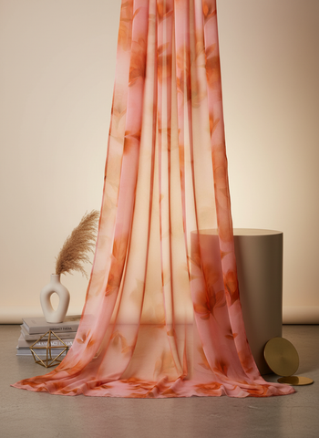 SIDE BY SIDE CHIFFON FLORAL PRINT