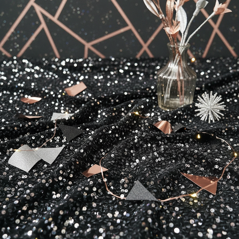 VELVET SEQUIN FABRIC