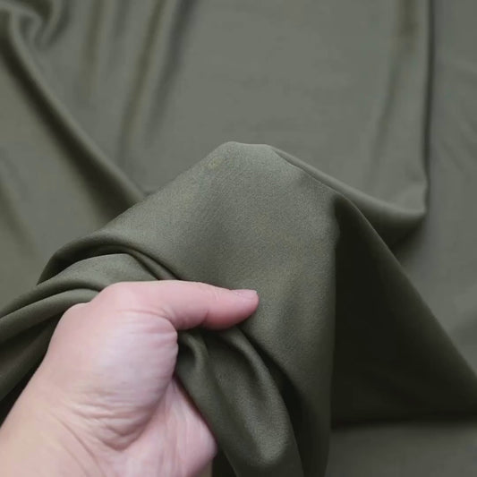 Scuba Crepe Stretch Fabric In Polyester Blend